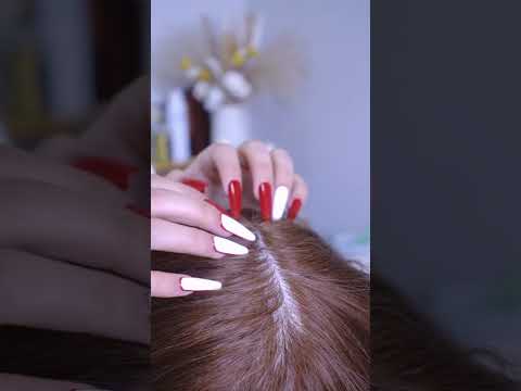 back to another relaxing session of ASMR hair and scalp check!