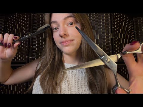 ASMR Haircut + Beard Shave💈