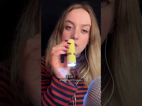 Pick your favourite 💡 ASMR light triggers