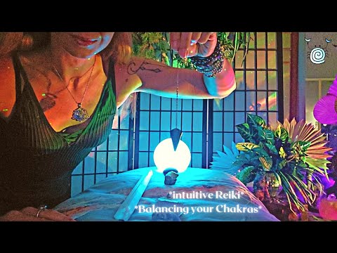 [POV Reiki ASMR] ~ 🌈Reading & Balancing your Chakras...Intuitive Healing for Aligning🌈