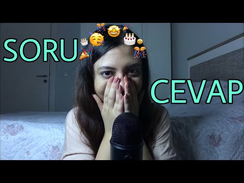 10 BİN ABONE ÖZEL 🥳 | SORU CEVAP | SOHBET | TÜRKÇE ASMR