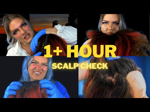 ASMR Sleep Inducing Scalp Check , Scalp Treatment, Hair Play