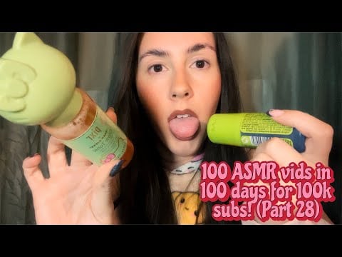 ASMR- Fast and aggressive liquid spit painting you🛁