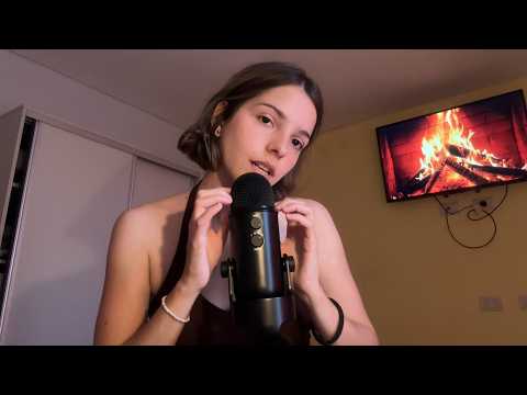 ASMR mic scratching & soft whispers (Vale)