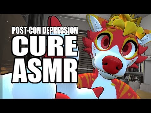 [Furry ASMR] Curing your post-con depression with ASMR (with MOUTH SOUNDS + PERSONAL ATTENTION) ❤️