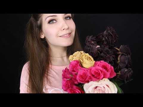 ASMR Flowers and whisper 🌹💐 АСМР цветы, розы. Рвем, шуршим и шепчем! 🌺🌸