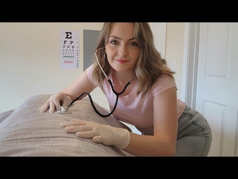 ASMR POV bedside nurse performs Full Body Medical Exam on you - Soft Spoken Roleplay