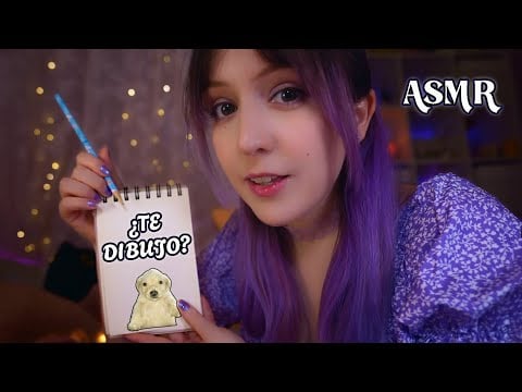 ⭐ASMR Te Dibujo en Tu Camita Mientras Duermes ✍️🌙 (Muy Suave)