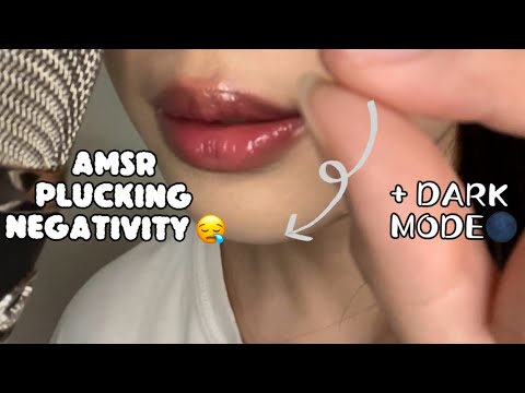 ASMR | Plucking Negativity ✨❤️ + Tingle Glitch🥰