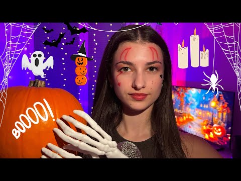 ASMR🎙️👅HALLOWEEN😱🎃TAPPING HALLOWEEN👻🎃