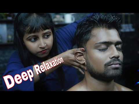 Experience Deep Relaxation: Chaitali Barber's Signature ASMR Head Massage For Deep Relaxation #asmr