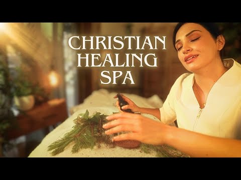 Christian ASMR Spa 🌿  Healing Prayers Over You While You Sleep