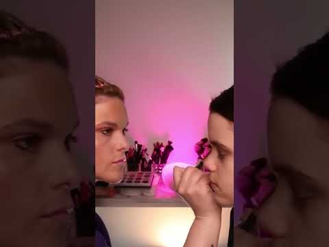 ASMR Real Person Makeup | Unintentional! #asmr #bebravebeyouasmr #asmrrealperson #shorts