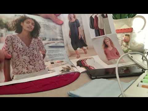 Asmr (no ads) - catalog page flip, inaudible whisper commentary