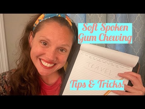 ASMR: Traveling in Europe🌍 : Tips, Tricks, and Recommendations! (Soft Spoken + Gum Chewing Sounds)