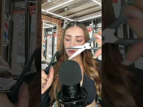 ¿Te dejas consentir? 😳 ASMR Barbería: Afeitado y Diseño de Cejas 🥰