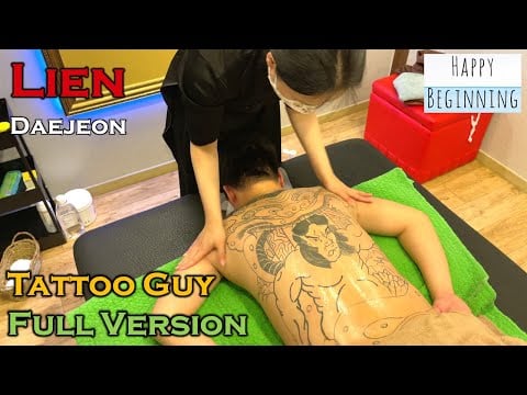 Vietnam Barber Shop Tattoo Guy FULL VERSION - Lien Vietnam Healing (Daejeon, Korea) 4K UHD