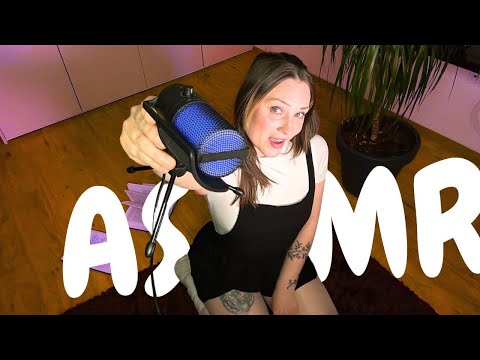 ASMR On My Knees | Mic Pumping From Above & Giving You A Head Massage