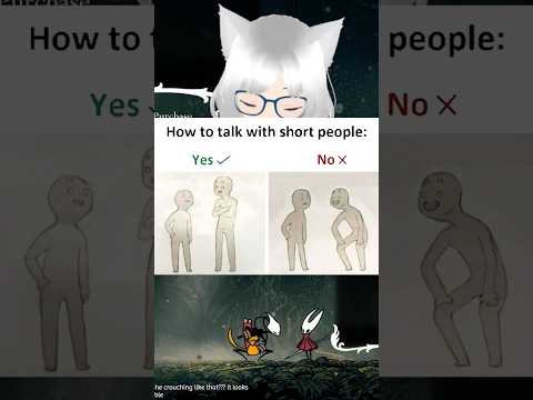 How to talk to short bugs #vtuber #silksong #hollowknight