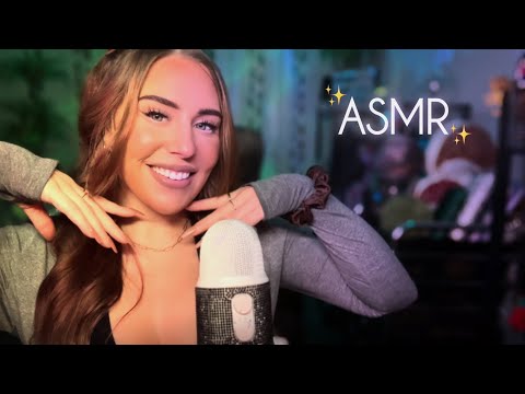 ASMR ✨ Clicky triggers & whispers with mouth sounds 💕 to help you TINGLE & RELAX 😌💤