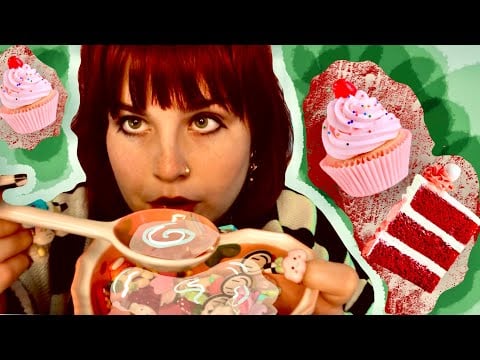 ASMR Autistic: Ceramic Bakery 🧁❤️🍰🩷🍲(Neurodivergent friendly, Charm soup, Stimming)