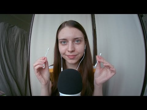 ASMR| Ear sticks & Russian trigger words| Ушные палочки & русские слова-триггеры