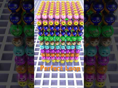 647 Balls Falling in Perfect Sync — Hypnotic Loop #Satisfying