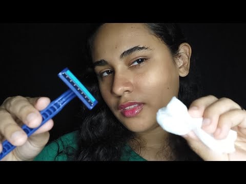 ASMR | Sua Namorada Fazendo Sua Barba 😴💈 (Sons Relaxantes)