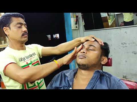 Extreme powerful head and body massage by Indian street barber | Neck cracking ASMR