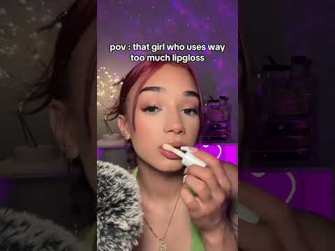 thx bestie #asmr #asmrmouthsounds #asmrlipgloss #mouthsounds #fyp