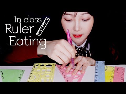 ASMR 학용품 먹는 소리📏📐DIY EDIBLE SCHOOL SUPPLIES