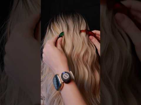 Can I play with your hair like this? 🥰 #asmrhair #asmrhaircombing #asmrhairplay #asmrshorts