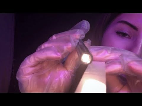 ASMR Fast Cranial Nerve Exam // Concussion Test