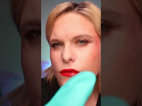 MOST Relaxing ASMR Face Exam & Blackhead Extraction #bebravebeyouasmr #asmr #shorts #asmrfaceexam