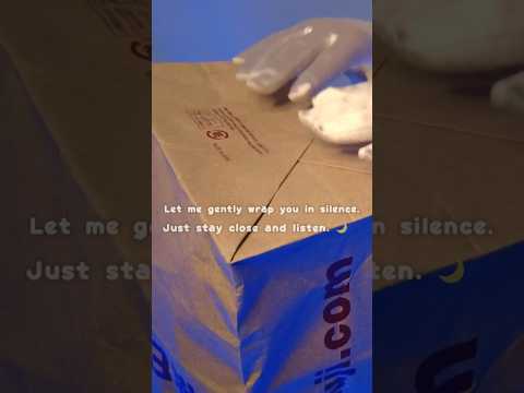 Let Me Gently Wrap Your Senses in Silence 💗 Satin Gloves ASMR | No Talking