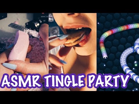 ASMR / Sabun, Sakız, Yemek ve Oyun / TINGLE PARTY! / TÜRKÇE