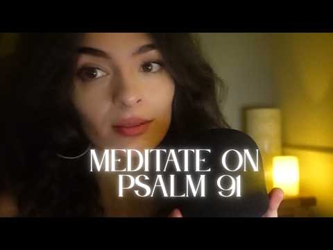 Repeating Psalm 91 As You Sleep | Bible Reading | Relaxing Christian ASMR