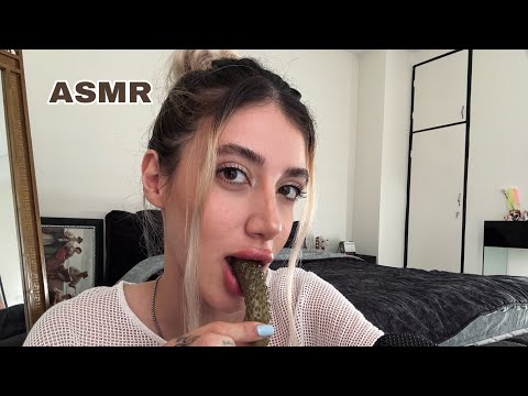 ASMR MUKBANG/ موکبانگ خیارشور