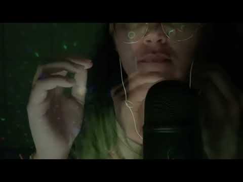 ASMR EM CAMADA(papel/conta gotas/scratching/sons de boca/escova