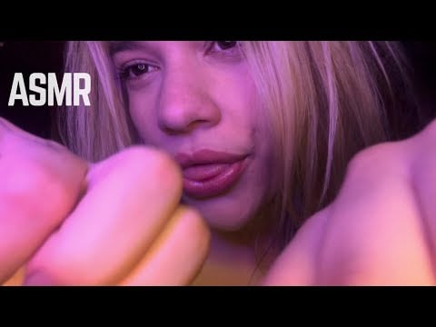ASMR spit painting + lens licking + mouth sounds (best ASMR combo)