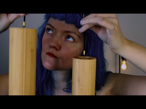 [ASMR] No-Talking Sound Healing (Koshi Chimes, Crystal Bowl, Shamanic Drum)