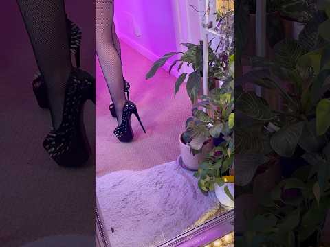 Life’s too short to wear boring shoes!☺️👠🖤 #heels #highheels #shoes #platformheels #fyp #pvc
