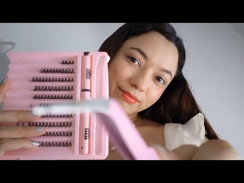 ASMR; FAZENDO SEUS CÍLIOS 
