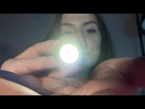 ASMR Tracing Your Face with Light Triggers Only 👶🏻🔦