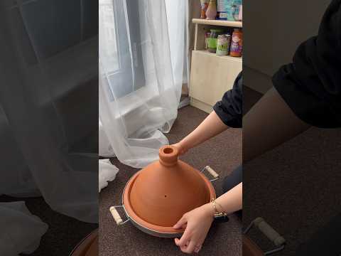 Cooking video next? 👀 #asmr #shorts #tagine #morocco #unboxing #relaxing
