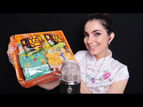 ASMR: Mix de arrepios - Unboxing Japanese Candy - TokyoTreat