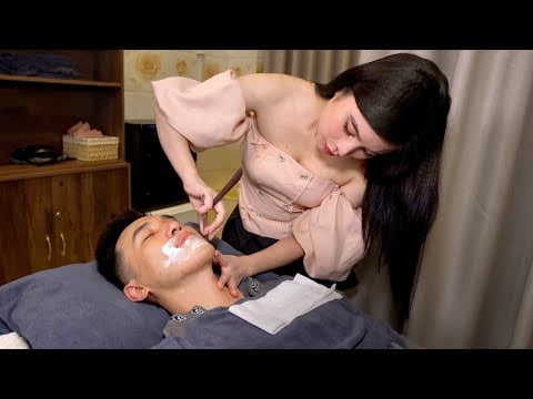 ASMR: She Soothed Me! Vietnamese Full Service Barbershop Massage
