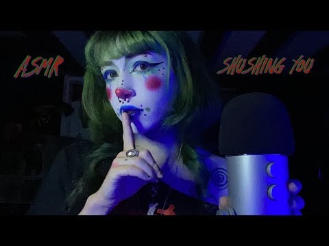 Shushing You ASMR | Rambling, Tapping, Scratching, Tracing, Whispering 