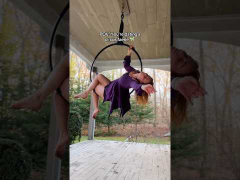 Circus faerie in the wild 🧚 #circus #aerialhoop #lyra