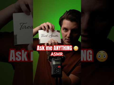ASMR Q&A for sleep 😴 #asmr #sleepsounds #tingles #triggersforsleep #asmrvideos